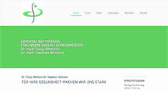Desktop Screenshot of praxis-altmann.net