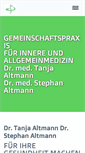 Mobile Screenshot of praxis-altmann.net